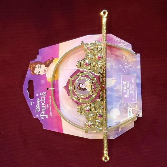 Lot 3 Disney Princess Tiaras Crowns 👑 Headbands Cinderella Rapunzel Belle NIP - Picture 5 of 5
